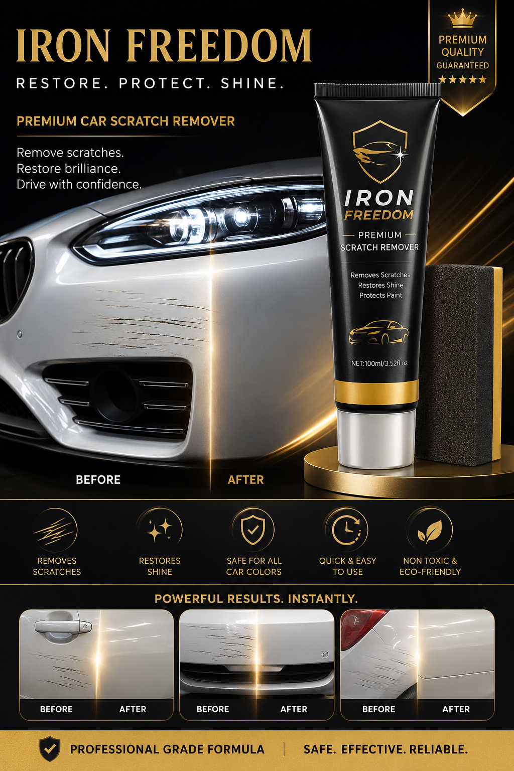 IRONFREEDOM Premium Scratch Remover