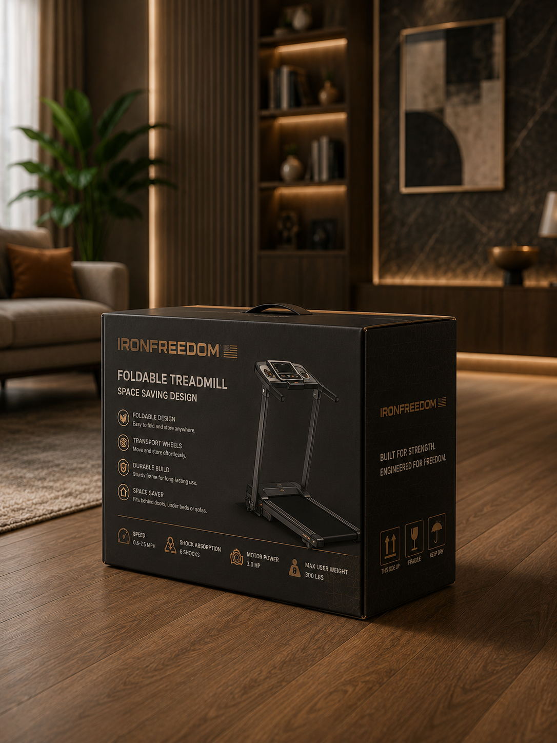 IRONFREEDOM Foldable Treadmill 🇺🇸