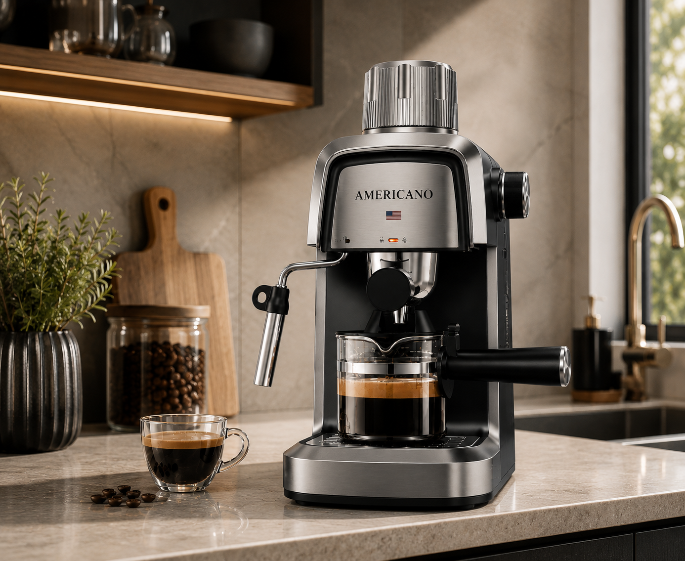 AMERICANO Espresso Machine 🇺🇸