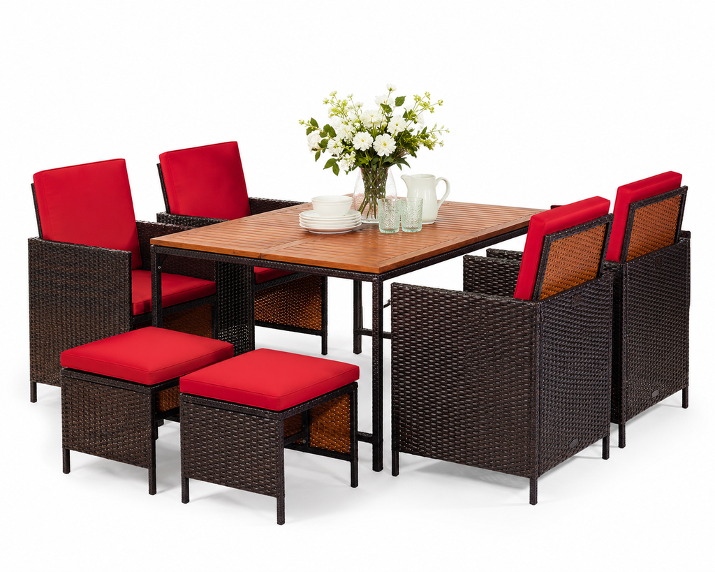 9-Piece Luxury Patio Dining Set