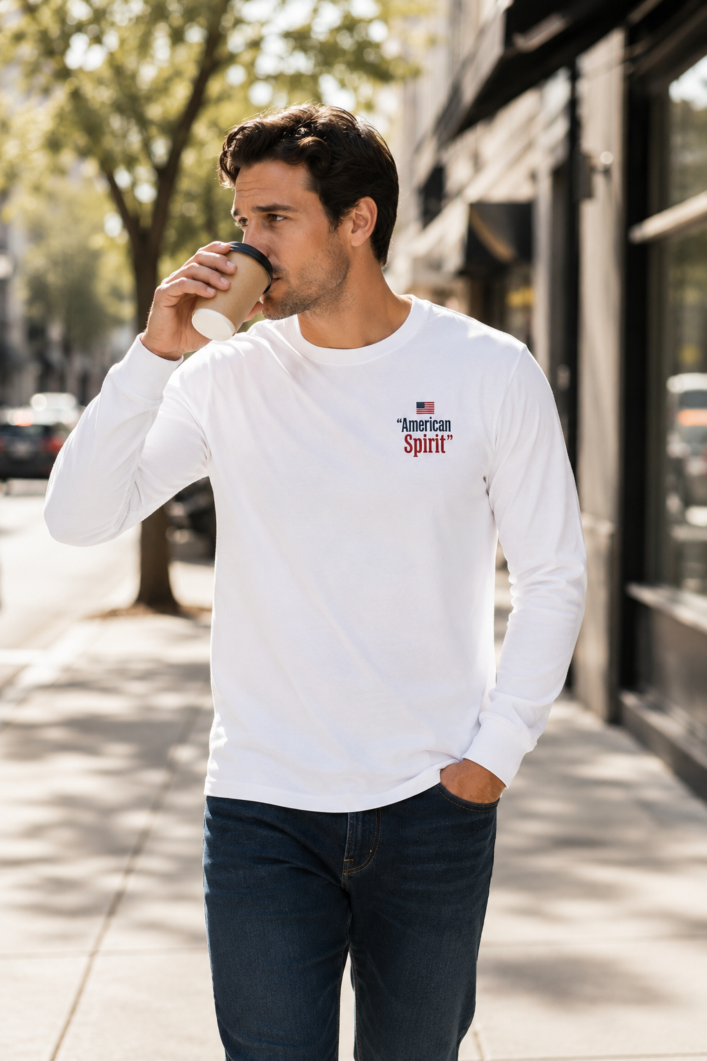 IronFreedom™ Eagle Slate Long Sleeve
