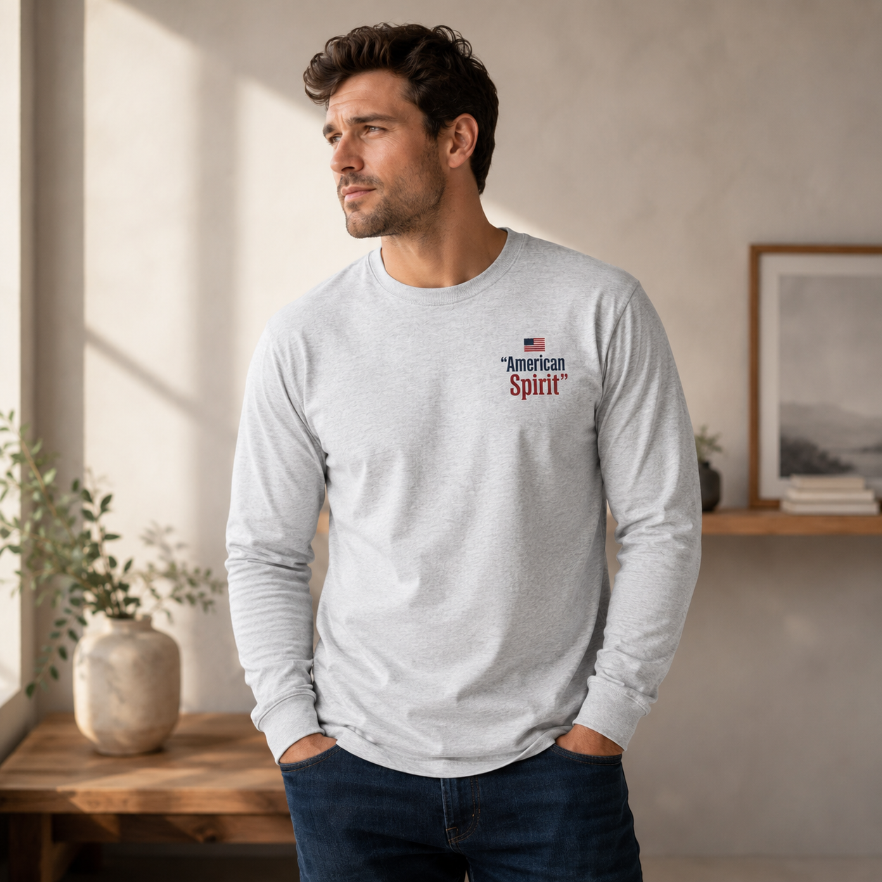 IronFreedom™ Eagle Slate Long Sleeve