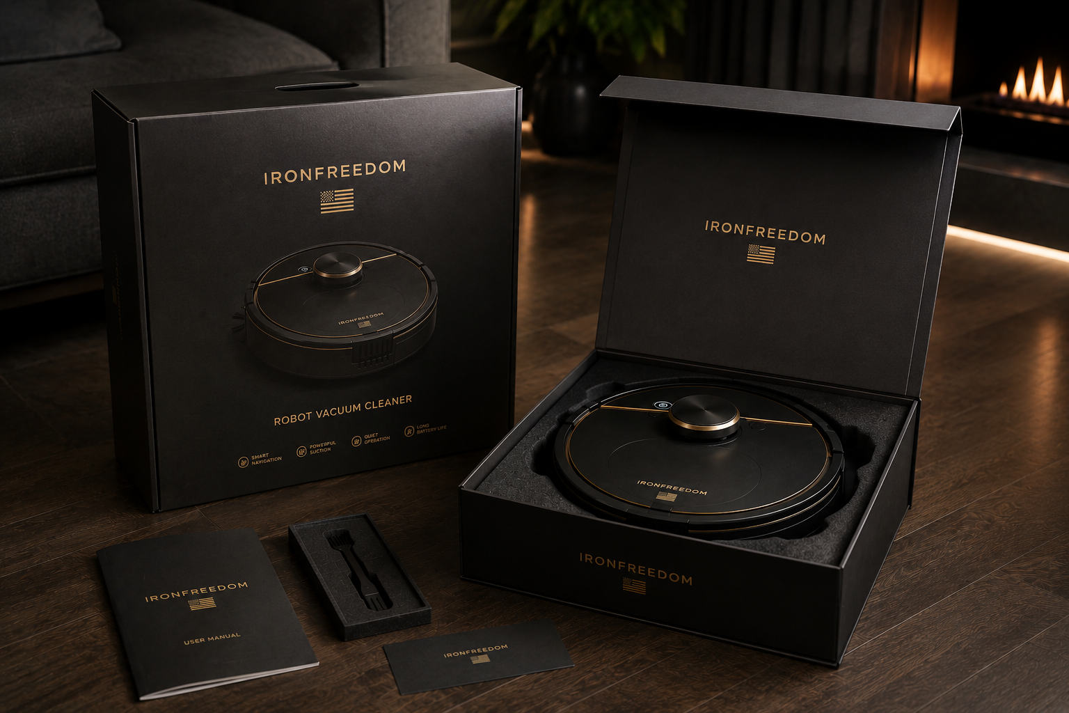 IRONFREEDOM Elite Smart Robot Vacuum