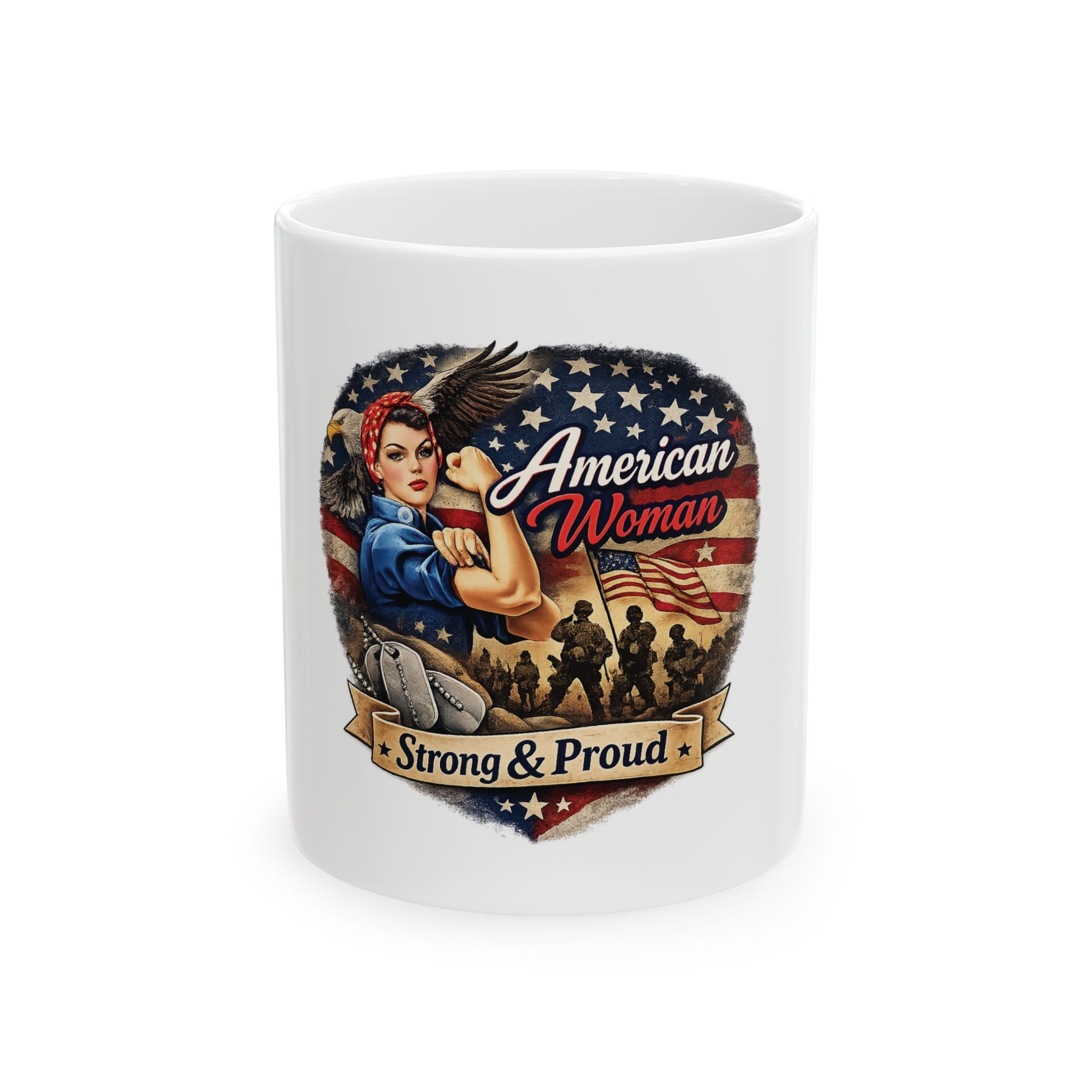 American Woman Ceramic Mug