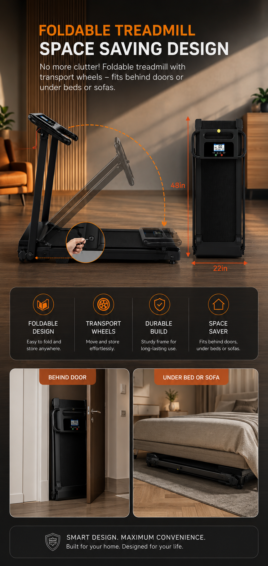 IRONFREEDOM Foldable Treadmill 🇺🇸