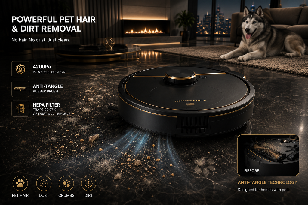 IRONFREEDOM Elite Smart Robot Vacuum