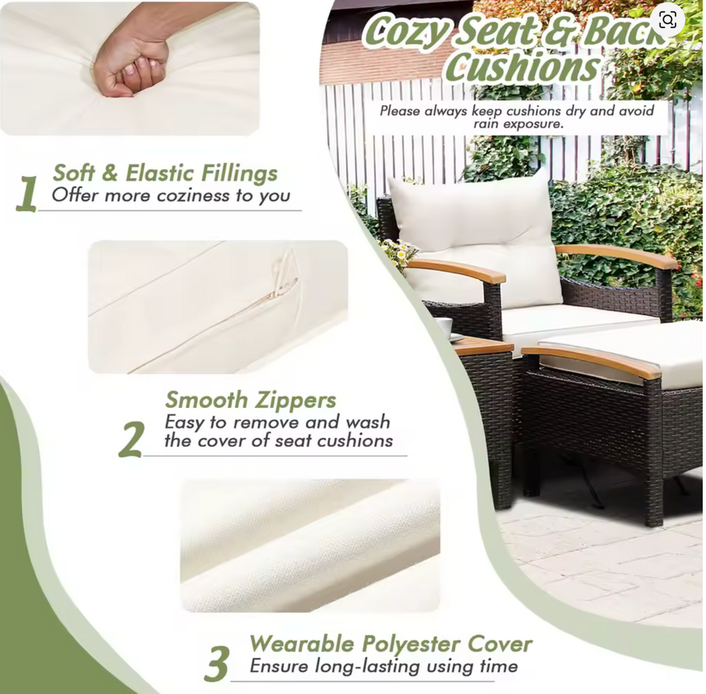 American Luxury  5-Piece Patio Set