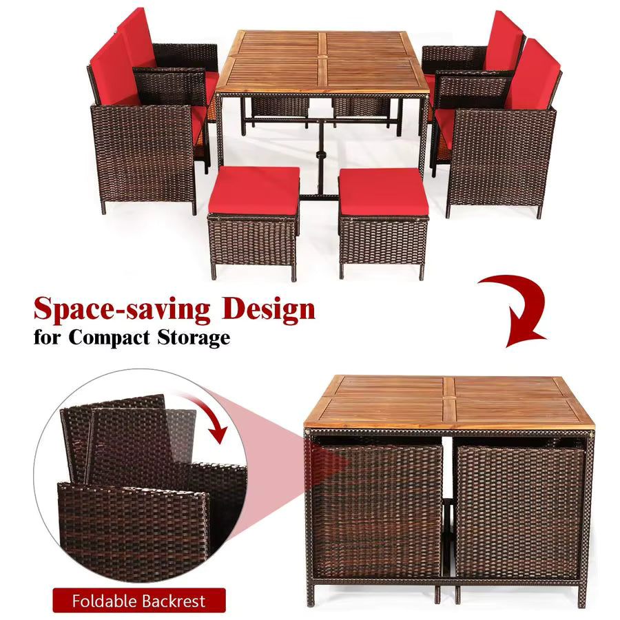 9-Piece Luxury Patio Dining Set