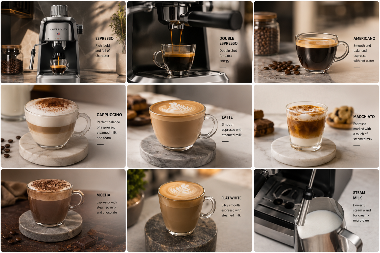 AMERICANO Espresso Machine 🇺🇸