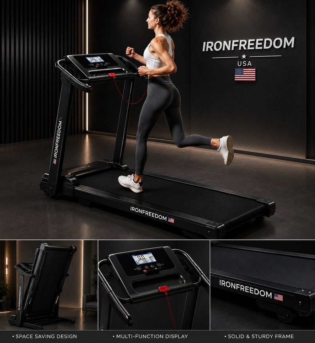IRONFREEDOM Foldable Treadmill 🇺🇸