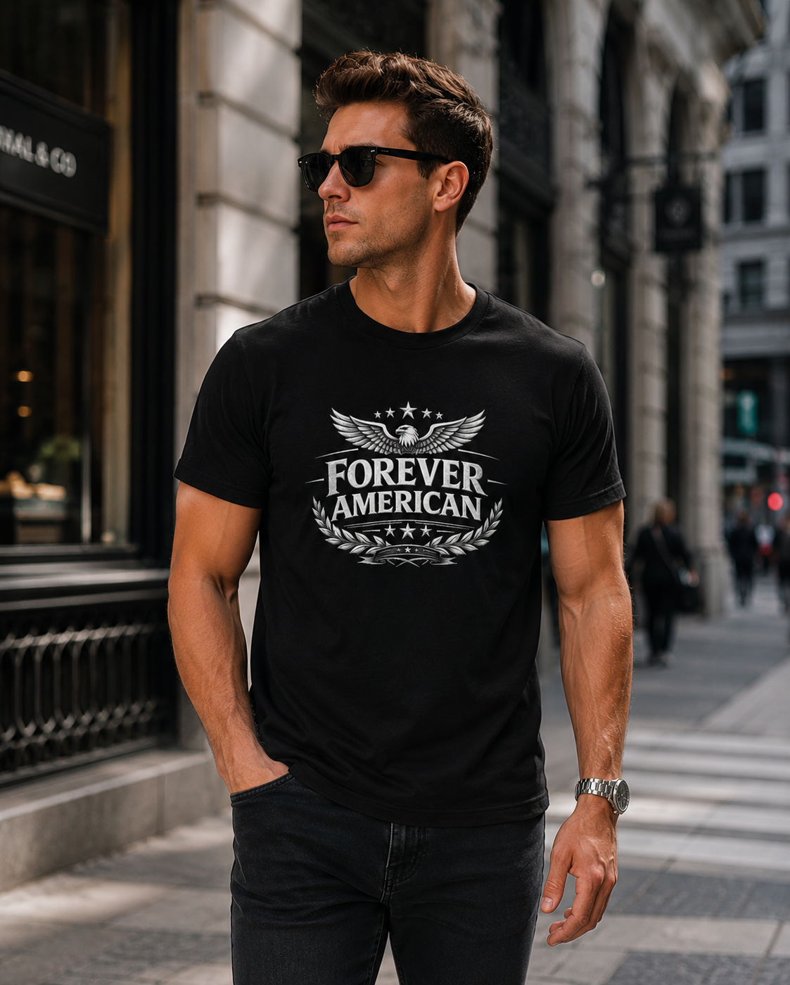 Forever American Tee — Wicking Shirt