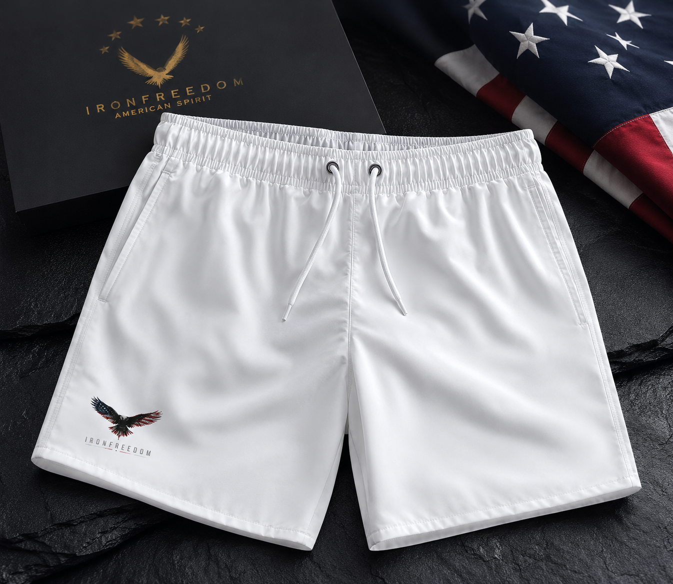 🇺🇸 AMERICAN SPIRIT™ EAGLE SWIM SHORTS 🦅
